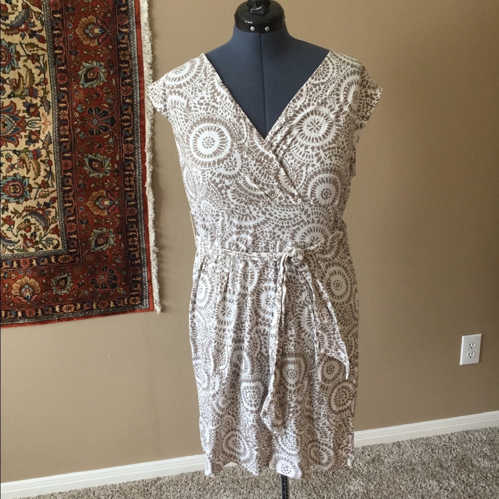 Faux Wrap Summer Dress